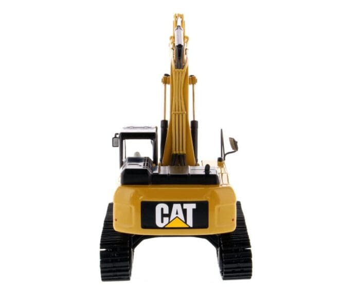 A toy cat machine is shown with the front end.