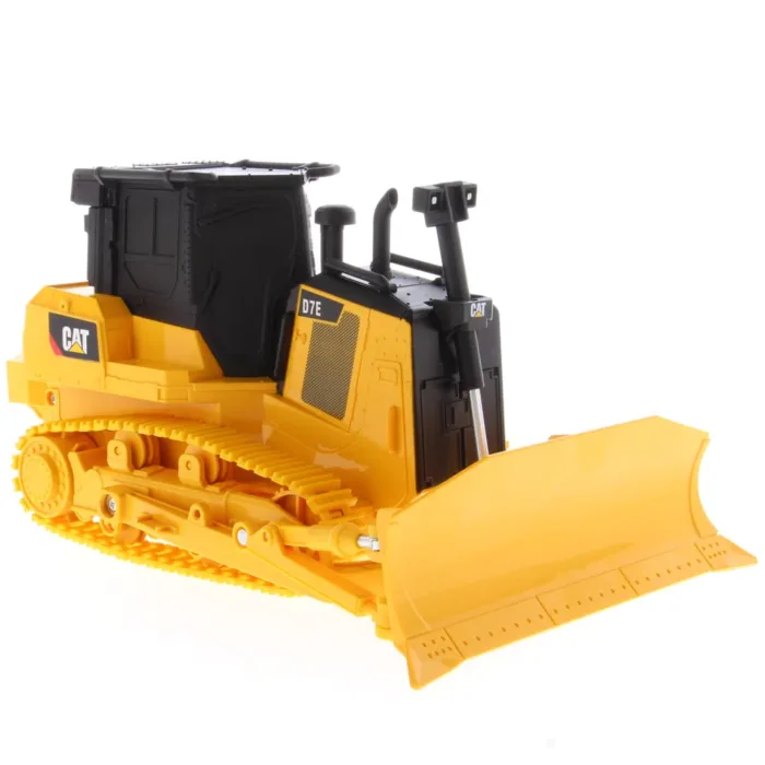 A toy cat bulldozer with a remote control.