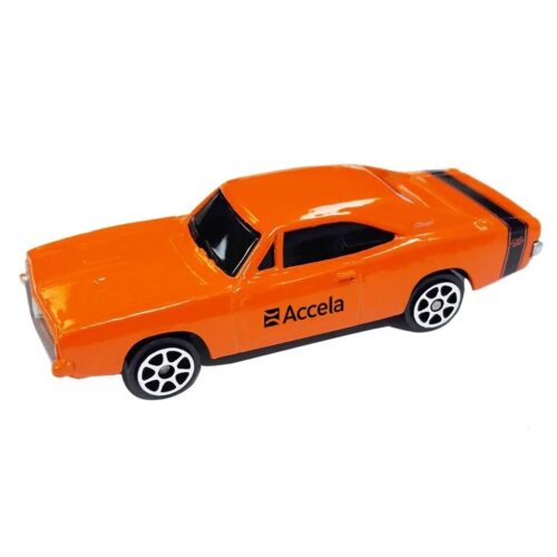 3″ 164 Scale Diecast Metal 1969 Dodge Charger Orange
