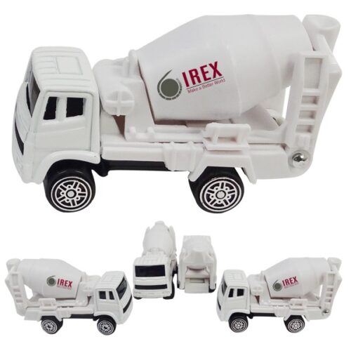 3″ 1:64 Scale Diecast Metal Cement Mixer (Full Color Decal)