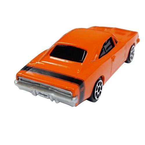 3″ 164 Scale Diecast Metal 1969 Dodge Charger-Orange